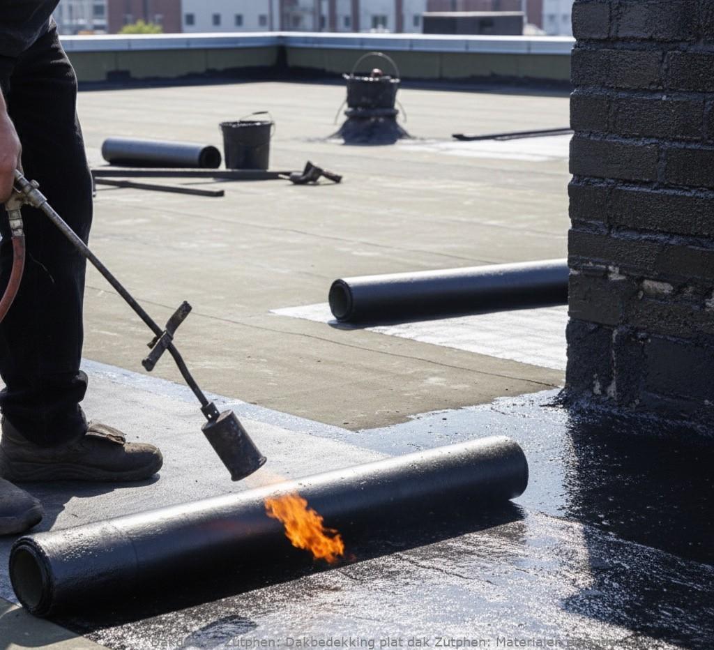 Dakbedekking plat dak Zutphen: Materialen en onderhoud