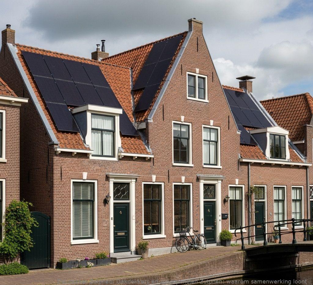 Dakdekkers en zonnepanelen Zutphen: waarom samenwerking loont