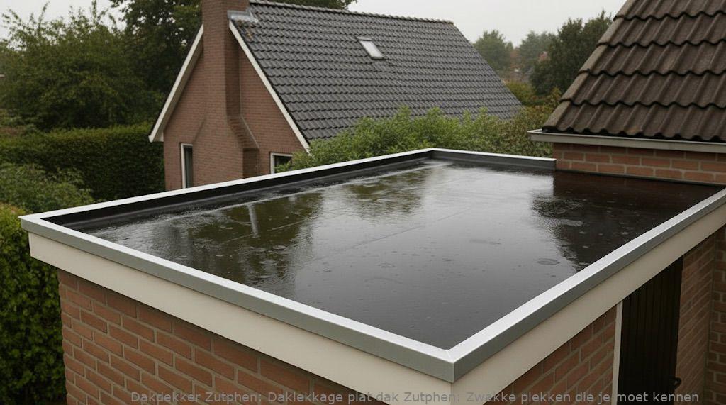 Daklekkage plat dak Zutphen: Zwakke plekken die je moet kennen