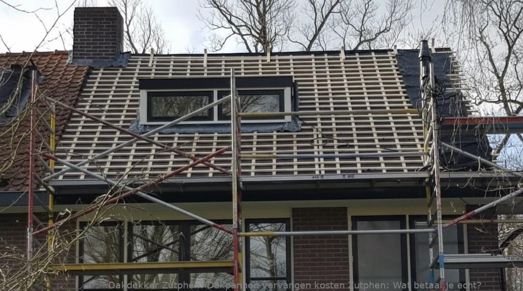 Dakpannen vervangen kosten Zutphen: Wat betaal je echt?