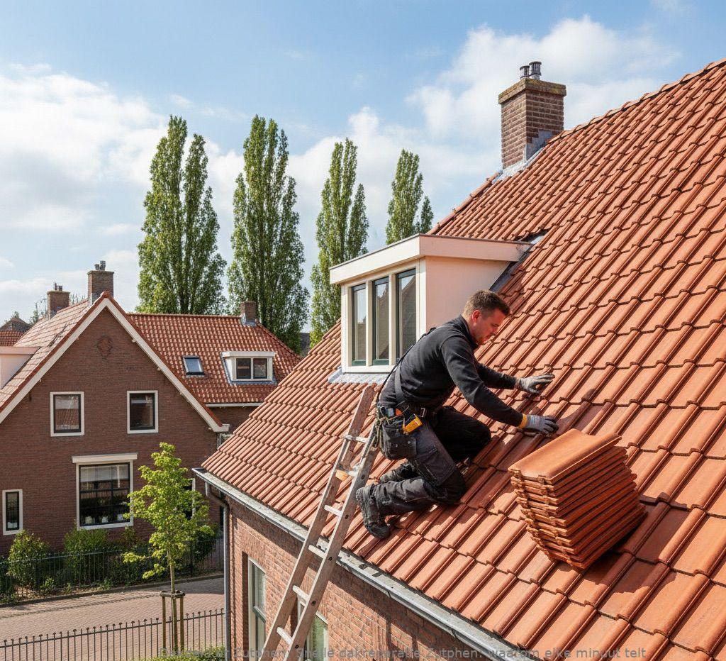 Snelle dakreparatie Zutphen: waarom elke minuut telt